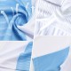 Benutzerdefiniertes grün-weißes Sublimations-Fußballtrikot